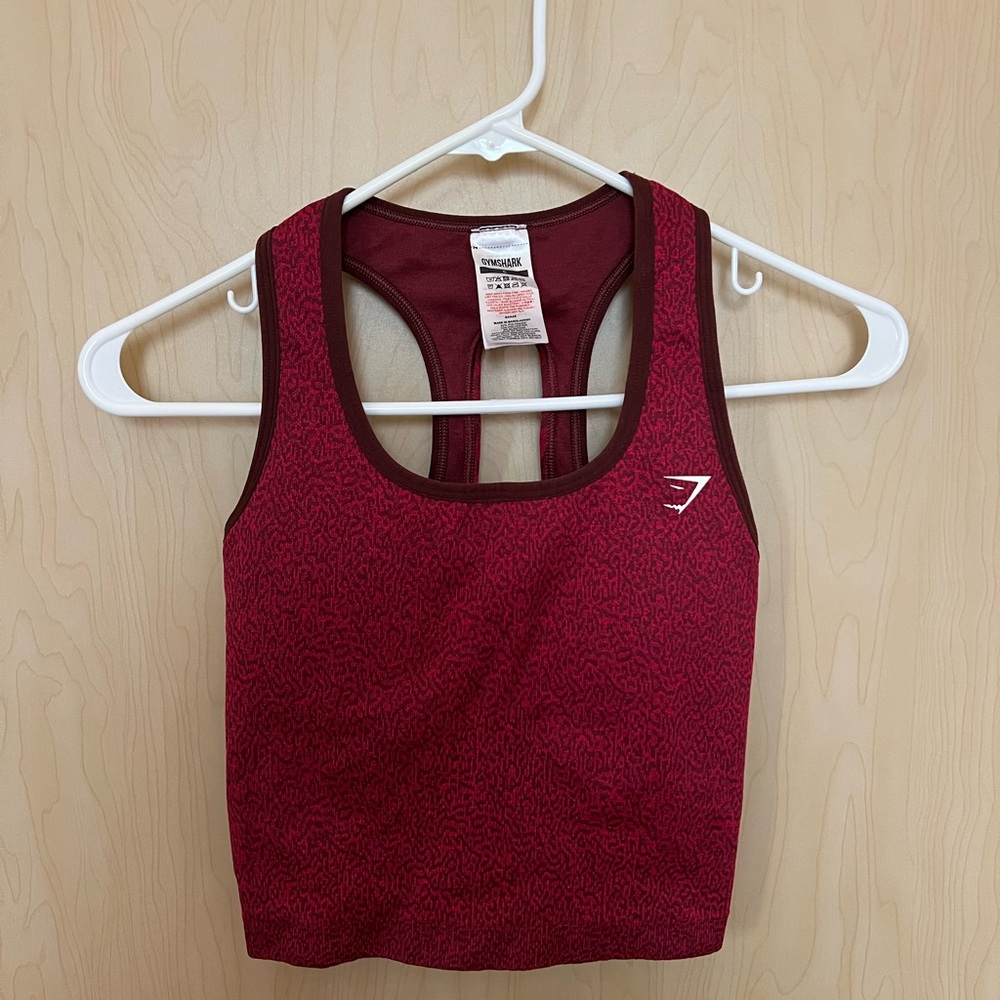 Gymshark Burgundy Sports Bra